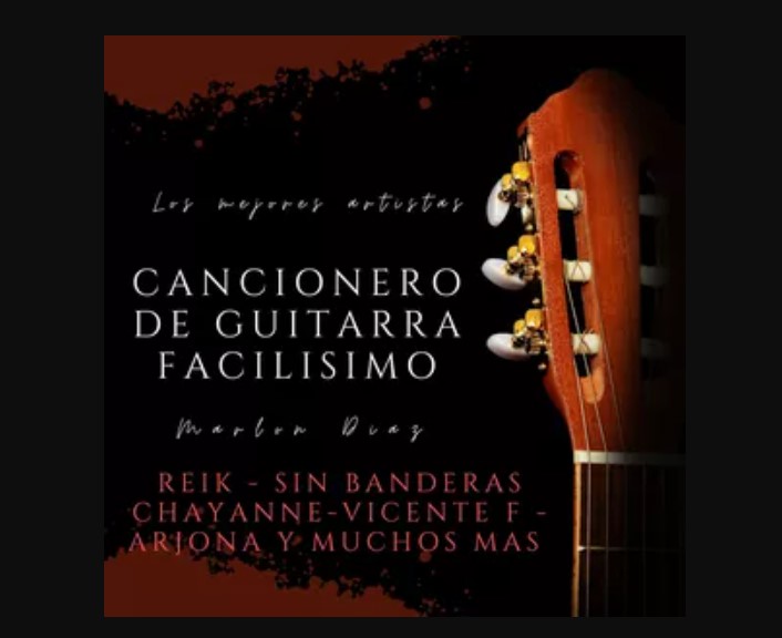 CANCIONERO CON 175 CANCIONES VARIADAS CON ACORDES PARA GUITARRA FACIL